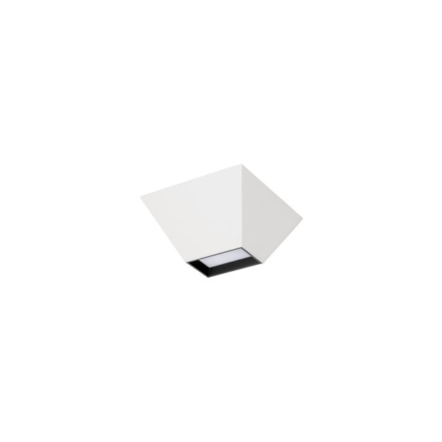 Nova Luce Utopia - Deckenleuchte - 15 x 6,5 x 15 cm - 9W LED inkl. - Sand Weiß