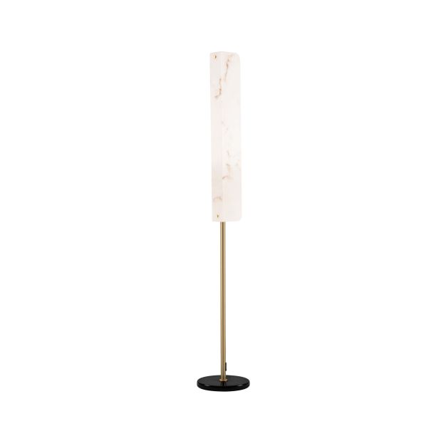 Nova Luce Aider - Stehleuchte - Ø 26 x 160 cm - 23W LED inkl. - messing gold