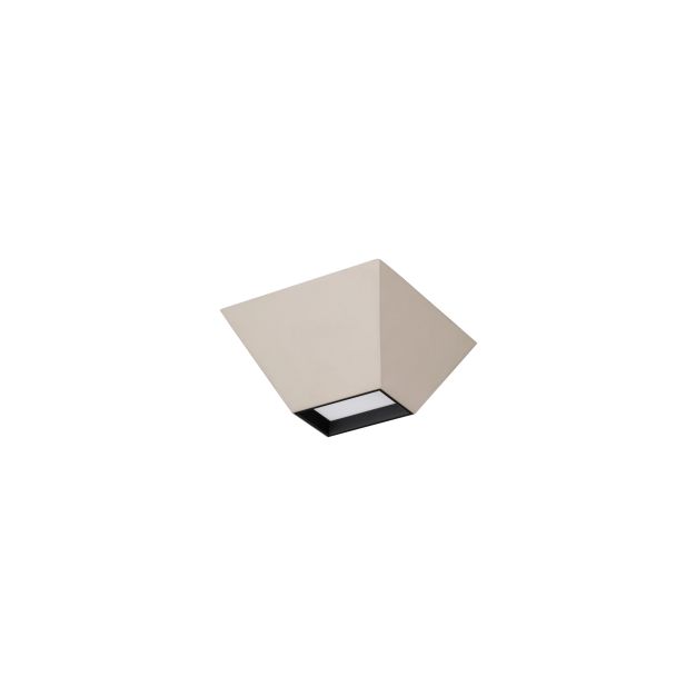 Nova Luce Utopia - Deckenleuchte - 15 x 6,5 x 15 cm - 9W LED inkl. - beige