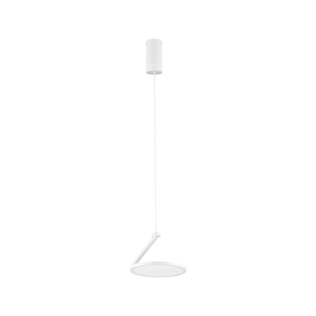 Nova Luce Opi - Hängelampe - Ø 20 x 260 cm - 14W LED inkl. - Sand weiß