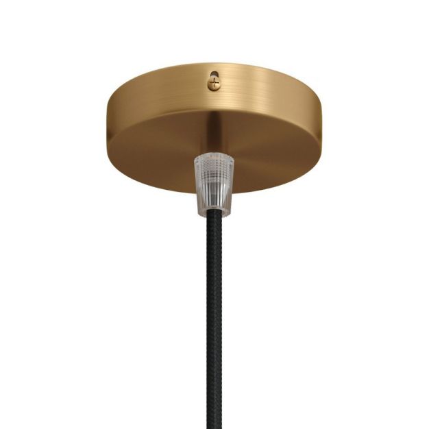 Creative Cables Mini - Deckenrosette - Ø 8,3 x 2,5 cm - gebürstete Bronze