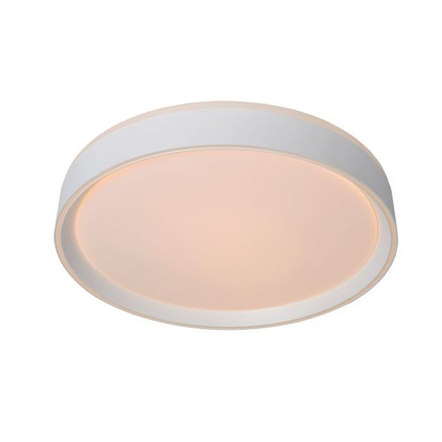Lucide Nuria - Deckenleuchte - Ø 40 x 7,5 cm - 24W LED inkl. - 3 Stufen dimmbar - weiß