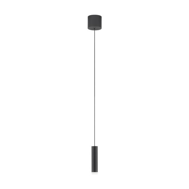 Nova Luce Doc - Hängeleuchte - Ø 3 x 120 cm - 5W LED inkl. - schwarz