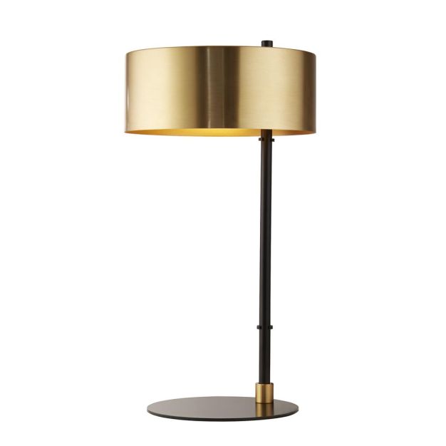 Searchlight Knox - Tischleuchte - Ø 25 x 49 cm - schwarz und gold