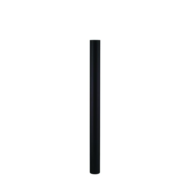 Nova Luce Virtus - Gartenpfosten - Ø 12 x 155 cm - IP65 - dunkel anthrazit