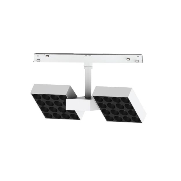 VK Lighting Eiva - magnetisches Schienensystem - Schienenstrahler - 21,4 x 7,8 x 2,4 cm - 20W LED inkl. - DALI dimmbar - weiß