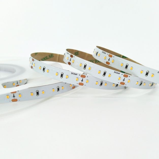 VK Lighting LED-Streifen - 1cm breit, 500cm lang - 24Vdc - dimmbar - 12W LED pro Meter - 120 LEDs pro Meter - IP20 - 2700K