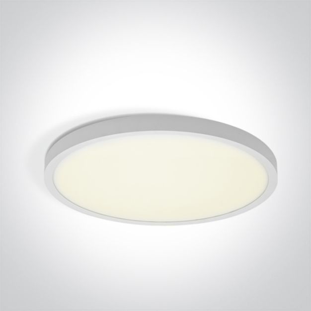 ONE Light Plafo - Deckenleuchte - Ø 40 x 2,5 cm - 32W LED inkl. - weiß