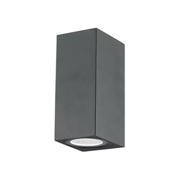 Nova Luce Nero - Außenwandleuchte - 6,7 x 8 x 15 cm - IP54 - dunkelgrau