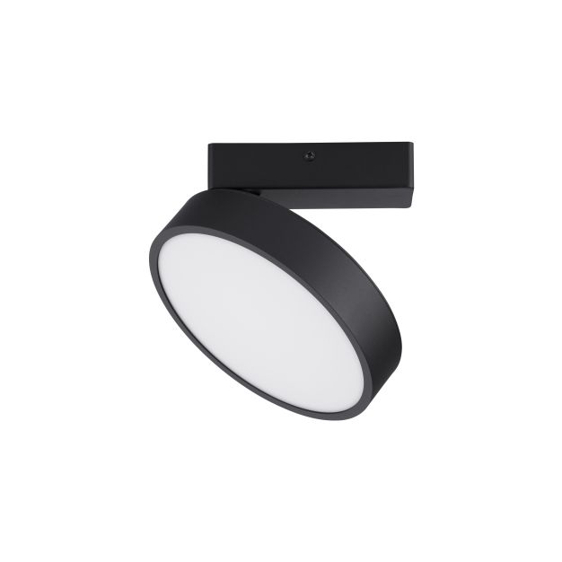 Nova Luce Perfect Profile - Deckenleuchte - Ø 20 x 9,5 cm - 20W dimmbare LED inkl. - schwarz