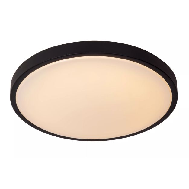 Lucide Dasher - Deckenleuchte - Ø 41 x 10,6 cm - 24W LED inkl - IP44 - schwarz