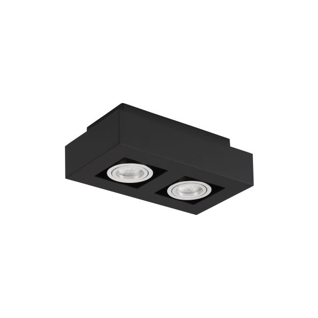 Nova Luce Robin - Aufbaustrahler - 25 x 14,5 x 8,6 cm - schwarz