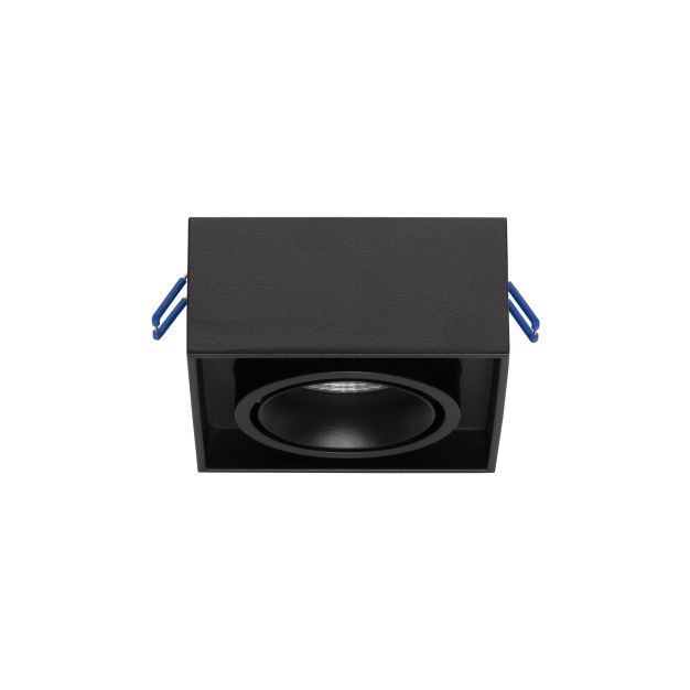 Nova Luce Brook - Einbaustrahler - 9,6 x 9,6 x 7,8 cm, Einbaumaß 79 mm - schwarz
