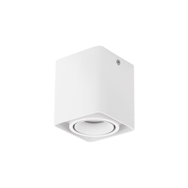 Nova Luce Rende - Aufbaustrahler - 8,5 x 8,5 x 10 cm - weiß