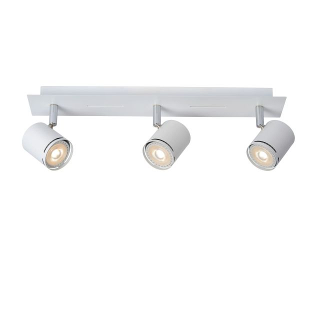 Lucide Rilou - Aufbaustrahler - 42 x 7,5 x 12 cm - 3 x 4,5W dimmbare LED inkl. - weiß
