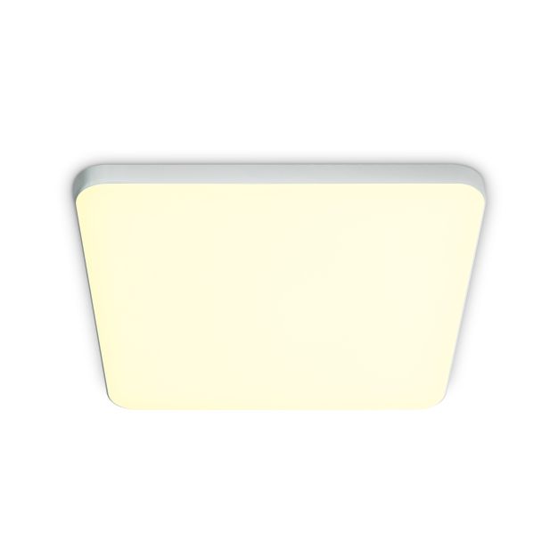 ONE Light Floating Square - Deckenleuchte - 20 x 20 x 1 cm - 20W LED inkl. - weiß - warmweiße Lichtfarbe