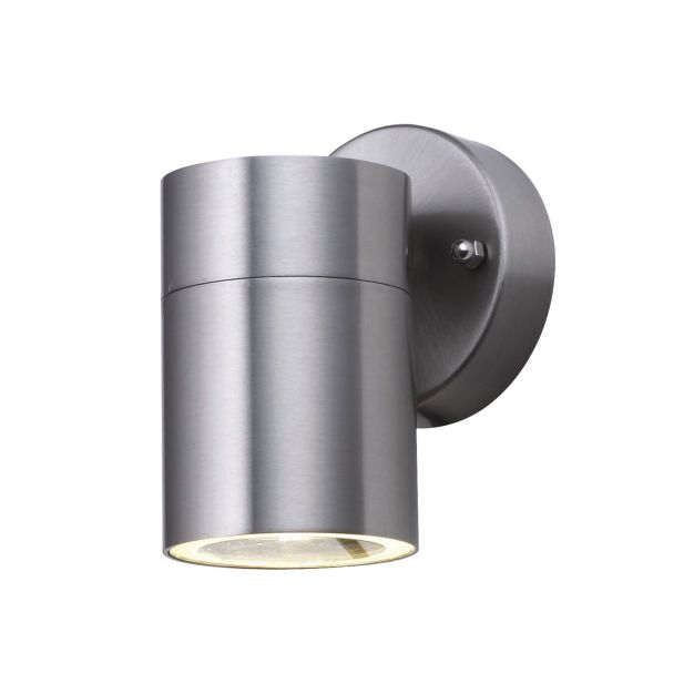 Searchlight Withburn - Außenwandleuchte - 6 x 16,3 cm - IP54 - Edelstahl