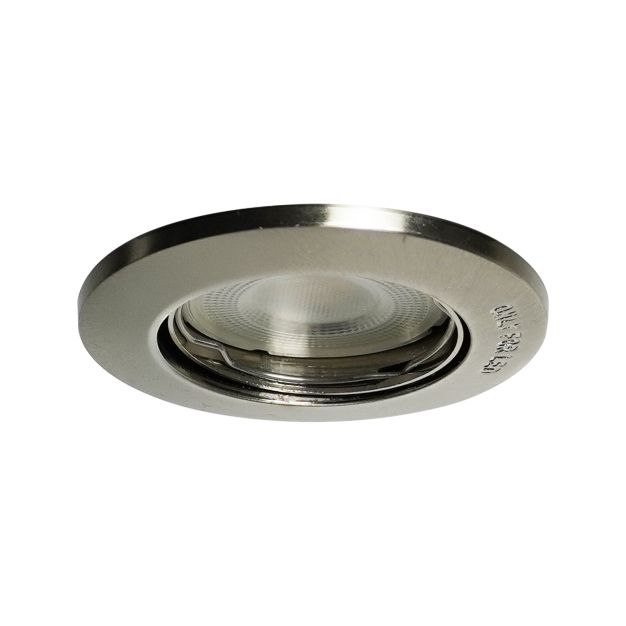 Nordlux Mixit - einbauspot - Ø 85 mm, Ø 76 mm einbaumaß - IP23 - gebürsteter Stahl