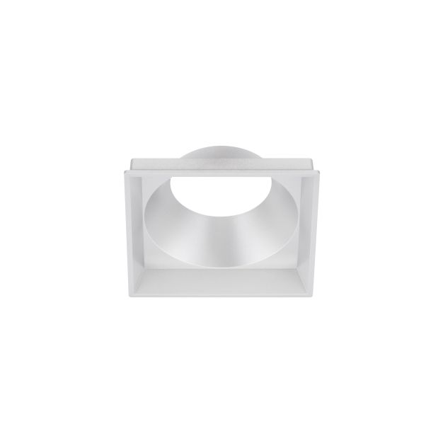Nova Luce Wall Washer - quadratische Abdeckung für Einbaustrahler - matt silber