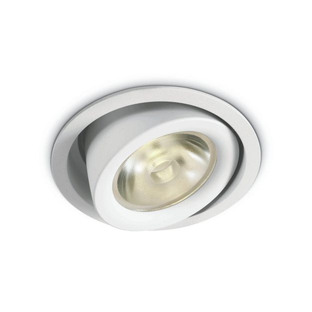 ONE Light COB Pop Up - Einbaustrahler - Ø 125 mm, Ø 116 mm Einbaumaß - 26W dimmbare LED inkl. - weiß
