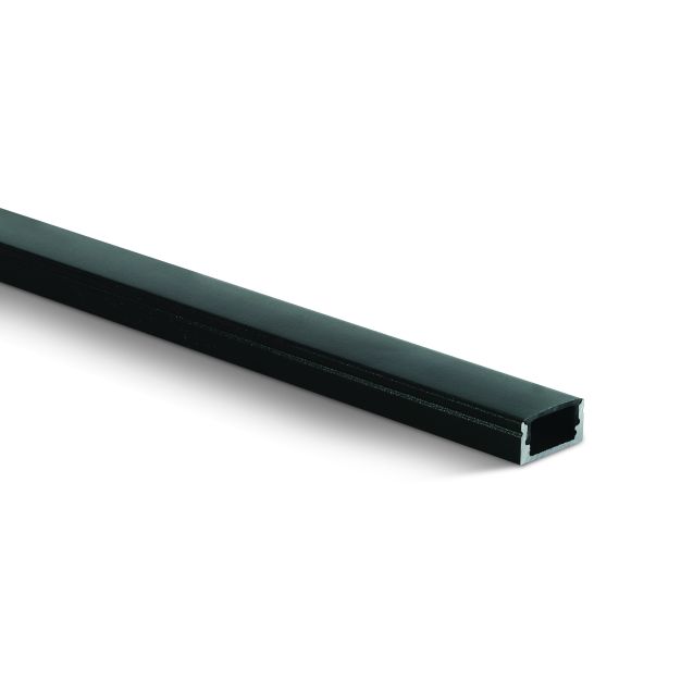 ONE Light Black Profiles Series - LED-Profil - 1,7 x 0,9 cm - 200 cm Länge - schwarz
