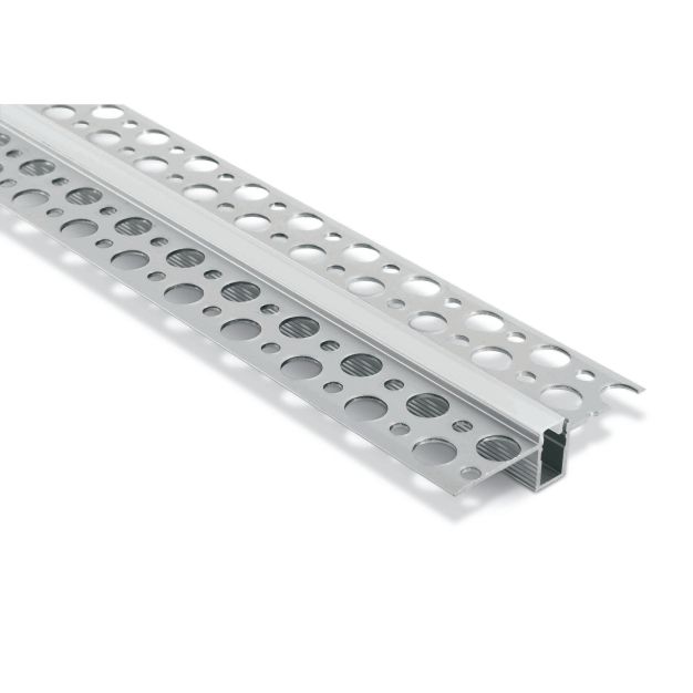 ONE Light trimless Profil und Diffusor - 200 cm - Aluminium