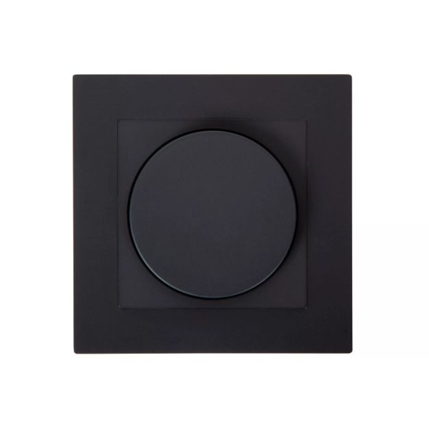 Lucide Einbaudimmer - Phase an und aus - 7,6 x 7,6 x 5,1 cm - schwarz