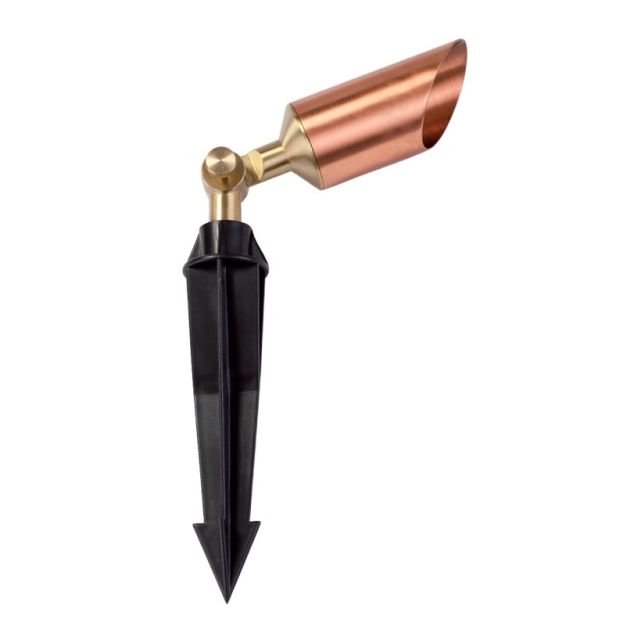 Elmark GRF - Bodenstrahler auf Erdspieß - 18 cm - IP65 - Kupfer