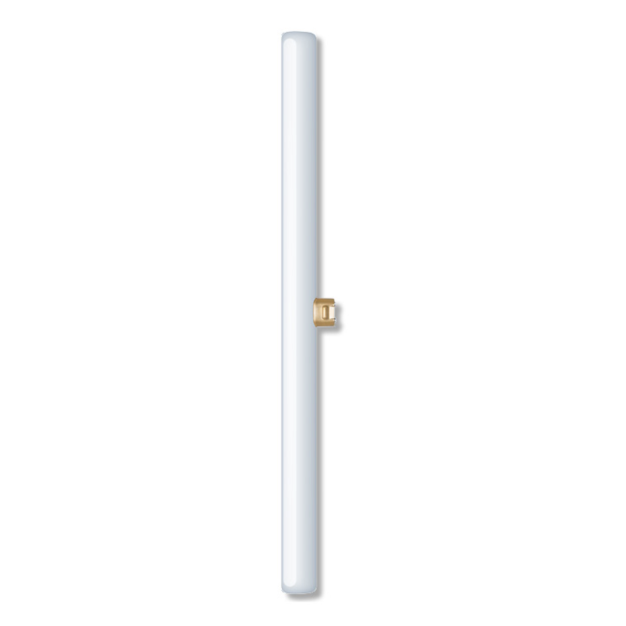 Segula LED Lampe - Design Line - Ø 3 x 50 cm - S14d - 8W dimmbar - 1900K - Milchglas