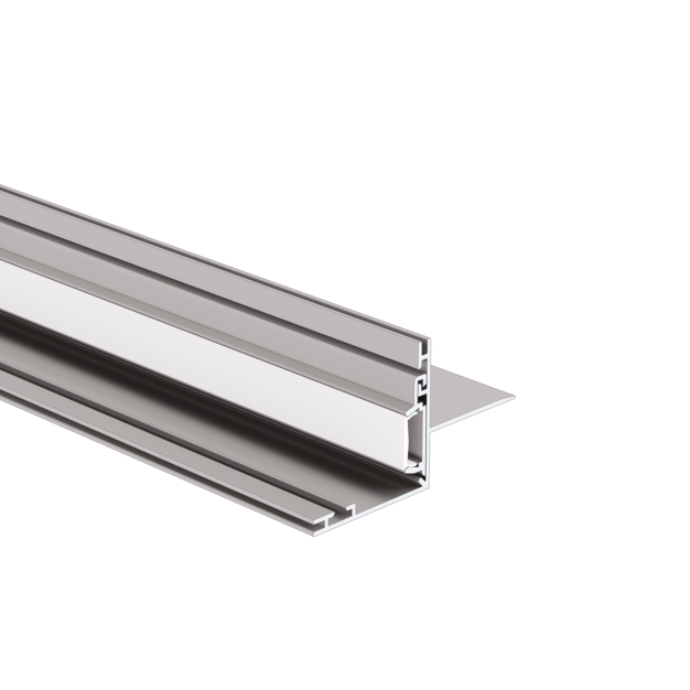 KLUS NISA-NI - LED-Einbauprofil für 12mm Gipskarton - 5,7 x 3,2 cm - Aluminium