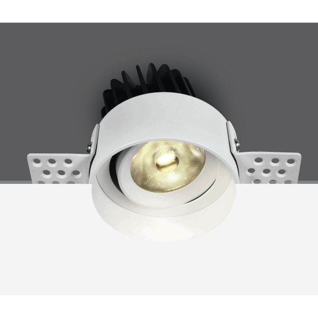 ONE Light Trimless COB Spot - Einbaustrahler - Ø 75 mm, Ø 75 mm Einbaugröße - 12W dimmbare LED inkl. - weiß