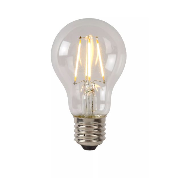 Lucide LED Klasse B Glühlampe - Ø 6 x 10,5 cm - E27 - 7W dimmbar - 2700K - transparent