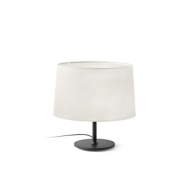 Faro Windsor – tischlampe – Ø 48,5 x 51 x 29 cm – mattschwarz und leinen