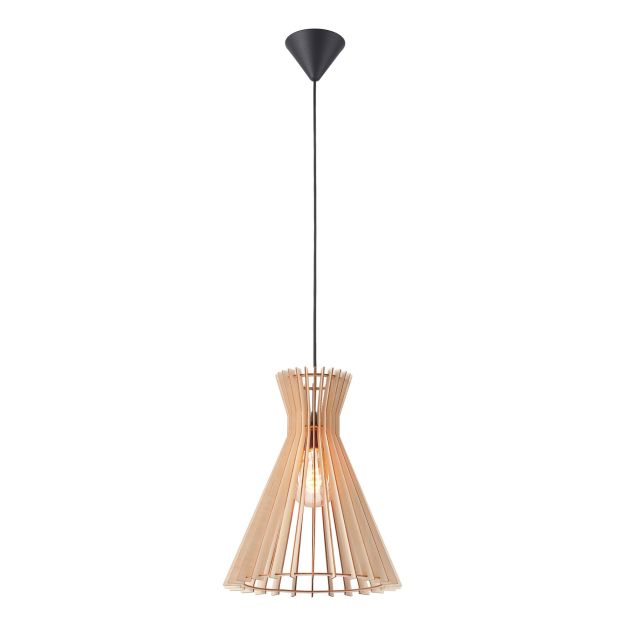 Nordlux Groa 34 - Hängelampe - Ø 34 x 241,4 cm - natur