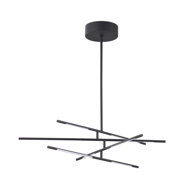 Nova Luce Raccio - Hängeleuchte - 84 x 80 x 81 cm - 40W dimmbare LED inkl. - schwarz