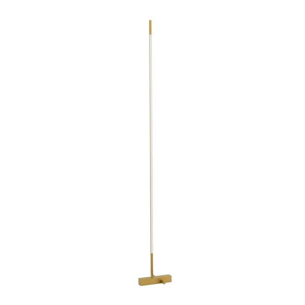 Nova Luce Raccio - Stehleuchte - 140 cm - 17,3W LED inkl - Goldmessing