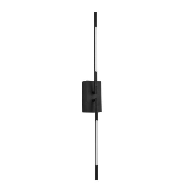 Nova Luce Raccio - Wandleuchte - 12 x 6 x 74 cm - 9,2W LED inkl. - schwarz