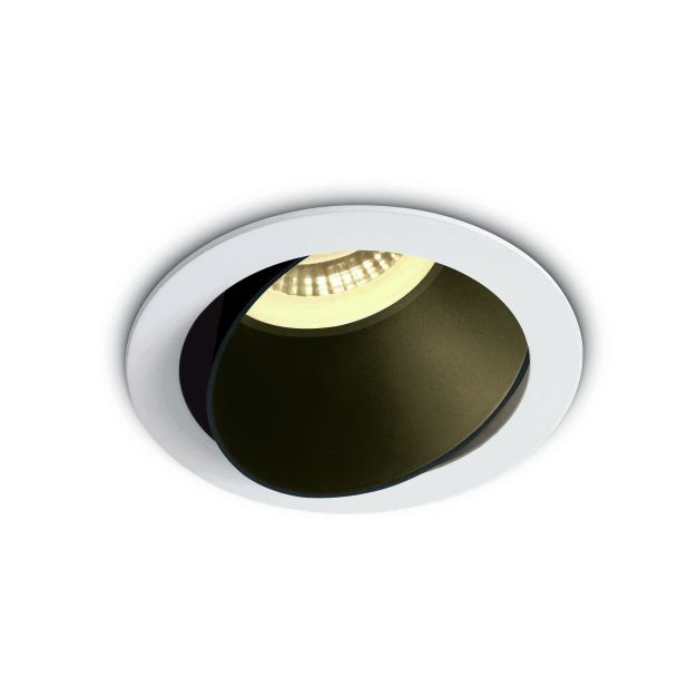 ONE Light Chill Out - Einbaustrahler - Ø 79 mm, Ø 72 mm Einbaugröße - weiß und schwarz