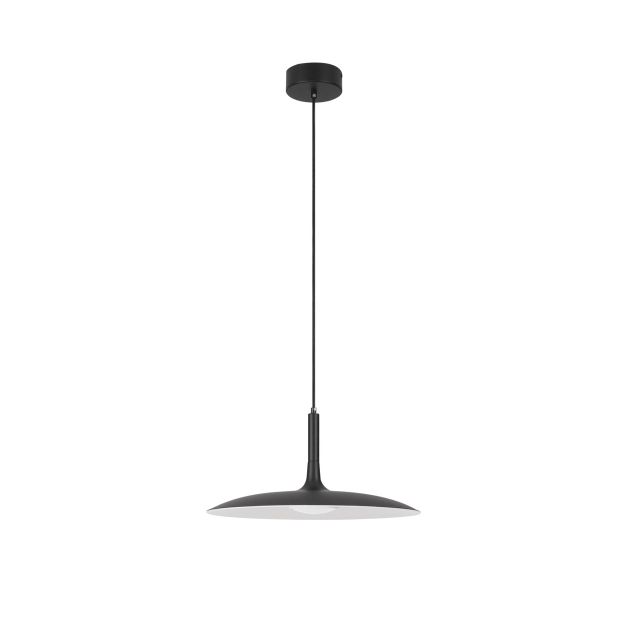Nova Luce Lisi - Hängelampe - Ø 45 x 180 cm - 16W LED inkl. - matt schwarz