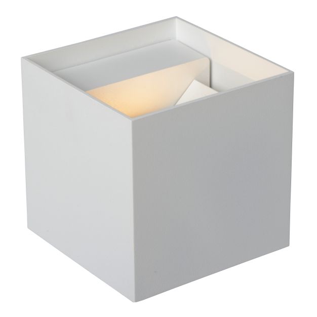 Lucide Axi - Wandleuchte mit 2 verstellbaren Strahlen - 10 x 10 x 10 cm - 6W LED inkl - weiß