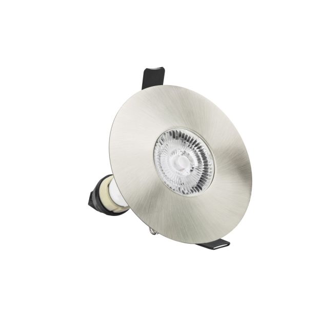 Integral LED Vienna - Einbaustrahler - Ø 110 mm, Ø 70-100 mm Einbaumaß - IP65 - Nickel satiniert
