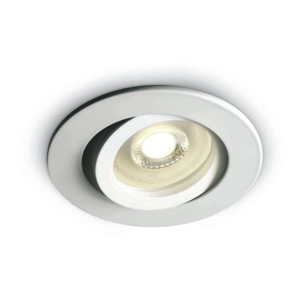 ONE Light Round Clip In Range - Einbaustrahler - Ø 84 mm, Ø 72 mm Einbaumaß - weiß