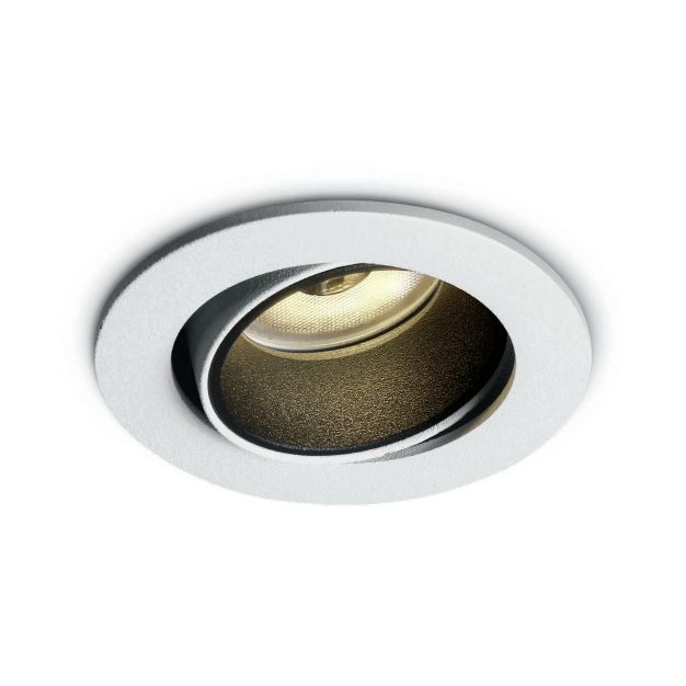 ONE Light Interchangeable Rings Range - Einbaustrahler - Ø 68 mm, Ø 60 mm Einbaumaß - inkl. 3W/5W LED - weiß