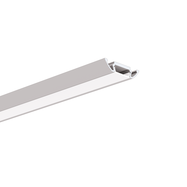 Klus Stos-alu - LED-Profil - 3,1 x 0,7 cm - silber eloxiert