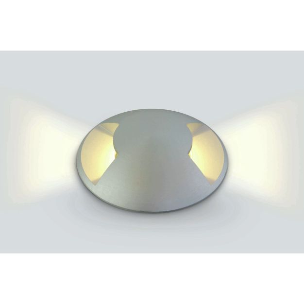 ONE Light Inground Medium Series - Bodeneinbaustrahler für den Außenbereich - Ø 88 mm, Ø 80 mm Einbaumaß - IP67 - Aluminium