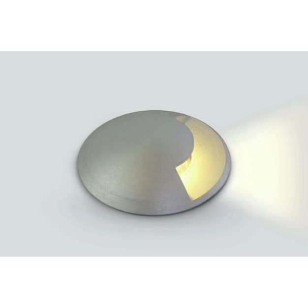 ONE Light Inground Medium Series - Bodeneinbaustrahler für den Außenbereich - Ø 88 mm, Ø 80 mm Einbaumaß - IP67 - Aluminium