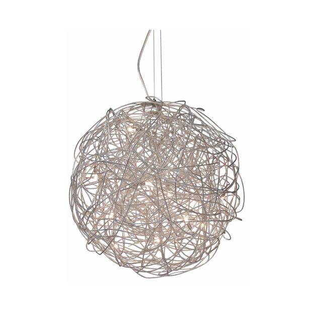 Artdelight Draga - Hängeleuchte - Ø 50 cm - 10 x 14W Halogen inkl - Stahl matt