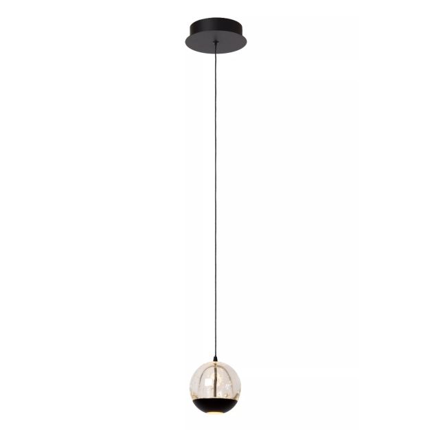 Lucide Sentubal - Hängeleuchte - Ø 14 x 150 cm - 6,3W LED inkl - schwarz