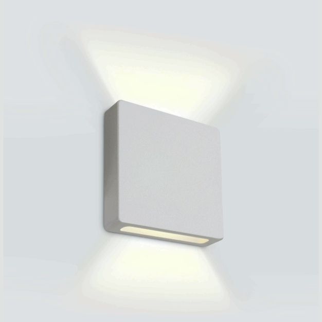ONE Light Dark Light Step Series - Wandeinbauleuchte - 5 x 4 x 5 cm - 2W dimmbare LED inkl. - IP65 - weiß