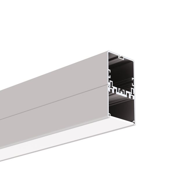Klus 4050-W - LED-Profil - 4 x 6,97 cm - silber eloxiert